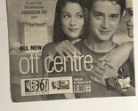 Off Centre TV Guide Print Ad  Eddie Kaye Thomas TPA6 - $5.93