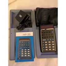 Hewlett Packard HP 35 Scientific Calcolatrice Custodia Manuale Cavo Come È - $155.91
