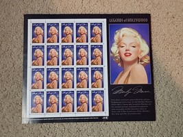 1995 Marilyn Monroe Legends Of Hollywood 32 Cent  Stamps Sheet Of 20 - $18.39