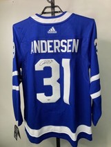 Frederik Andersen Autographed Toronto Maple Leafs adidas Pro Jersey Fana... - £183.74 GBP