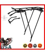 Adjustable Rear Bicycle Rack - Fits 26&quot; and 28&quot; Tires, Reflector Included - $867.58 MXN