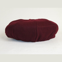 Mens Fashion Classic Flannel Wool Apple Cap Hat by Bruno Capelo ME906 Burgundy image 3