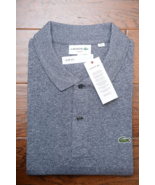 Lacoste PH4012 Men&#39;s Slim Fit Grey Chine Mesh Cotton Golf  Polo Shirt 4X... - $82.58 CAD