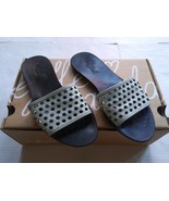 Loeffler Randall Women Sybil-N Slip Flat Sandals Mint/Black US Size 6B P... - €17,88 EUR