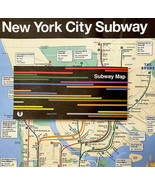Full Size New York City MTA Transit NYC Subway Train Map Latest Version ... - £3.15 GBP