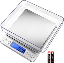 Fuzion Small Kitchen Scale, 500G/0.01G Small Gram Weight Scale, Digital ... - £35.20 GBP