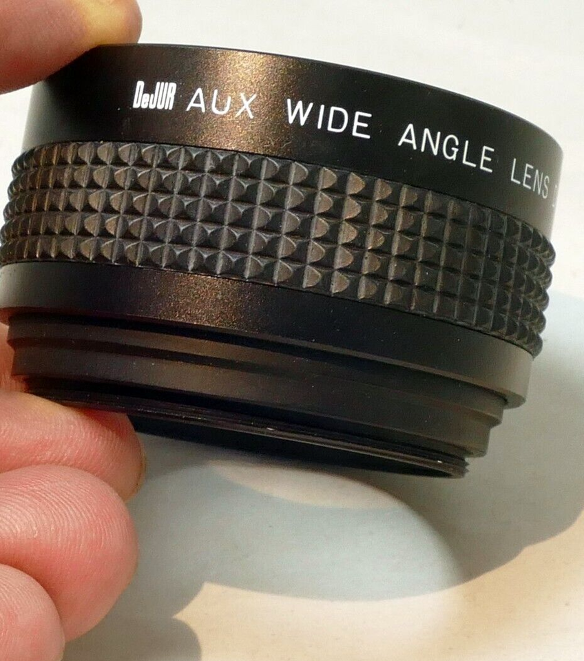 Dejur AUX LENS Wide Angle with 48mm threaded mount - with little bit haz... - $12.62