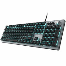 Membrane Gaming Keyboard, Wired Rgb Rainbow Backlit Keyboard, Ergonomic Standard - £34.47 GBP