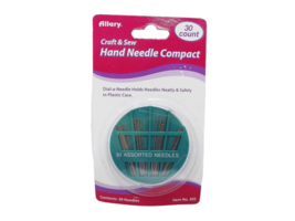 Allary Craft &amp; Sew Hand Needle Compact - New - Green - £4.68 GBP