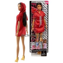 Year 2017 Barbie Fashionistas #89 - Tall African American Doll FJF49 XOXO Hoodie - £23.97 GBP