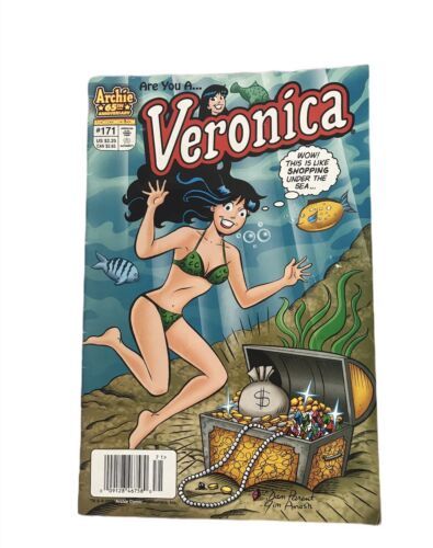 Veronica #171 Newsstand Variant 2006 Dan Parent Archie Comic Book Riverdale - $169.22