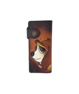 Cute leather wallet, Dog themed gift, Leather card holder, Leather purse,  - €139,99 EUR