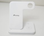 Moing 3 in 1 White Wireless Charging Station for iPhone, Apple Watch &amp; A... - $18.80
