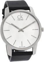 CALVIN KLEIN CITY K2G211C6 Montre analogique en acier inoxydable avec... - £113.70 GBP