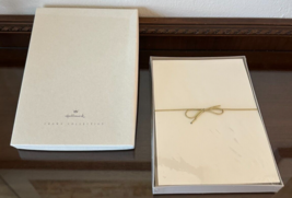 Vintage 90s Hallmark Crown Collection Stationery Classic Cream Lined Edges - $15.38