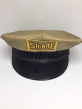 Vintage Original 6-7/8 SIGNAL Gas Service Station Attendant Hat Uniform Cap - $293.95