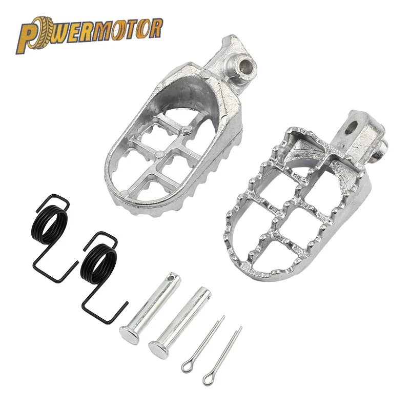 Motorcycle Foot Pegs Rests Footrests for Yamaha PW50 PW80 TW200 PW 50 80... - $7.93