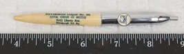 Vintage Ballpoint Pen Loyal Order of Moose Pittsburgh g25 - $7.91