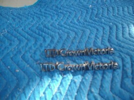 FORD LTD CROWN VICTORIA METAL SIDE EMBLEM 1988 1989 1990 1991 OEM USED Q... - €63,57 EUR