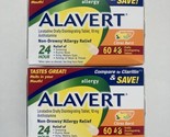 2 Pack - Alavert Non-Drowsy Allergy Relief 24 Hour, 60 Tablets Each Citr... - $36.57