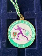 1987 Sport Vintage Austrian Commemorative Medal Ski Marathon - £8.52 GBP