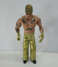 WWE Action Figure Rey Mysterio Ruthless Aggression Gold Pants JAKKS Pacific 2005 - £9.71 GBP