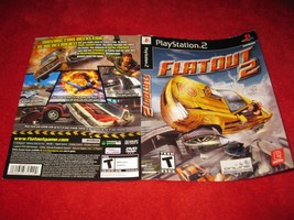 Flatout 2 : Playstation 2 PS2 Video Game Case Cover Art insert - £0.78 GBP