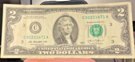 2013 Fancy $2 Dollar Bill Trip 2S # C02221471 A - $17.71