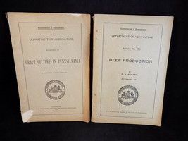 Antique Pamphlets Pennsylvania Department Of Agriculture Bulletins 1912 &amp; 1913 - £10.11 GBP