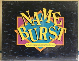 NEW Name Burst Game 1992 Memory Jogging, Name calling, Who&#39;s Who - $12.34