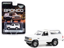 1993 Ford Bronco XLT Oxford White &quot;Hobby Exclusive&quot; Series 1/64 Diecast Model Ca - $29.77