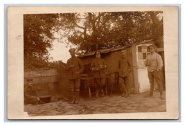 RPPC German Army at Outpost In France World War I UNP Postcard S8 - £9.74 GBP