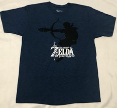 Nintendo Legend of Zelda Breath of the Wild Short Sleeve Mens Tee Blue S... - £7.85 GBP