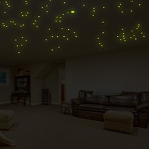 ( 217" x 144") Glowing Vinyl Ceiling Decal Star Map / Glow in the Dark Constella - $338.34