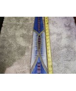 Vintage new old stock Men&#39;s Tie blue purple orange gold - $188.64 MXN