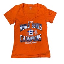 Houston Astros Baseball 2017 World Series Champions Deep V-Neck T-shirt ... - £14.53 GBP