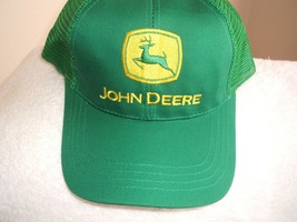 John Deere Logo Green mesh ball cap, new w/tags  - $20.00