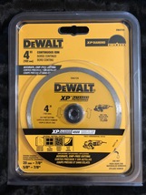DEWALT DW4729 4-Inch Continuous Rim Diamond Saw Blade with 7/8-Inch Arbor  - £18.83 GBP