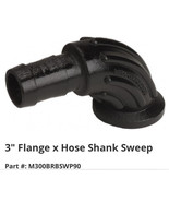 Greenleaf Part #M300BRBSWP90 3&quot; Flange x Hose Shank Sweep-Brand New-SHIP... - €46,61 EUR