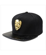 fashion V mask hip hop flat edge unisex baseball cap  - £11.99 GBP