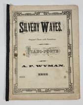 Silvery Waves Original Theme Sheet Music AP Wyman 1898 - $20.79