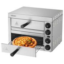 VEVOR Electric Pizza Oven for Countertops, 12-inch, 1700W, with Temp Con... - $134.99