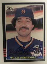 Willie Hernandez Signed Autographed 1985 Donruss Baseball Card - Detroit Tigers - £11.99 GBP