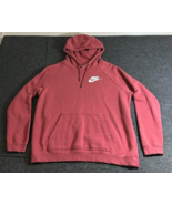 Nike Sportswear Fleece Pullover Hoodie CI1192 661 Cedar Red New Women&#39;s ... - $24.69