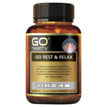 Go Healthy Rest &amp; Relax 60 Vegan Capsules - £78.58 GBP