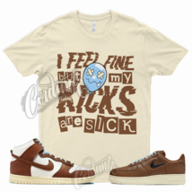 SICK V2 T Shirt for  Dunk Pecan Brown Orange Force 1 07 Vintage Air Refresh - £18.40 GBP+