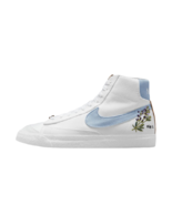 [Nike] W Blazer Mid '77 Shoes Sneakers - Indigo/White (DC9265-100) - £111.75 GBP