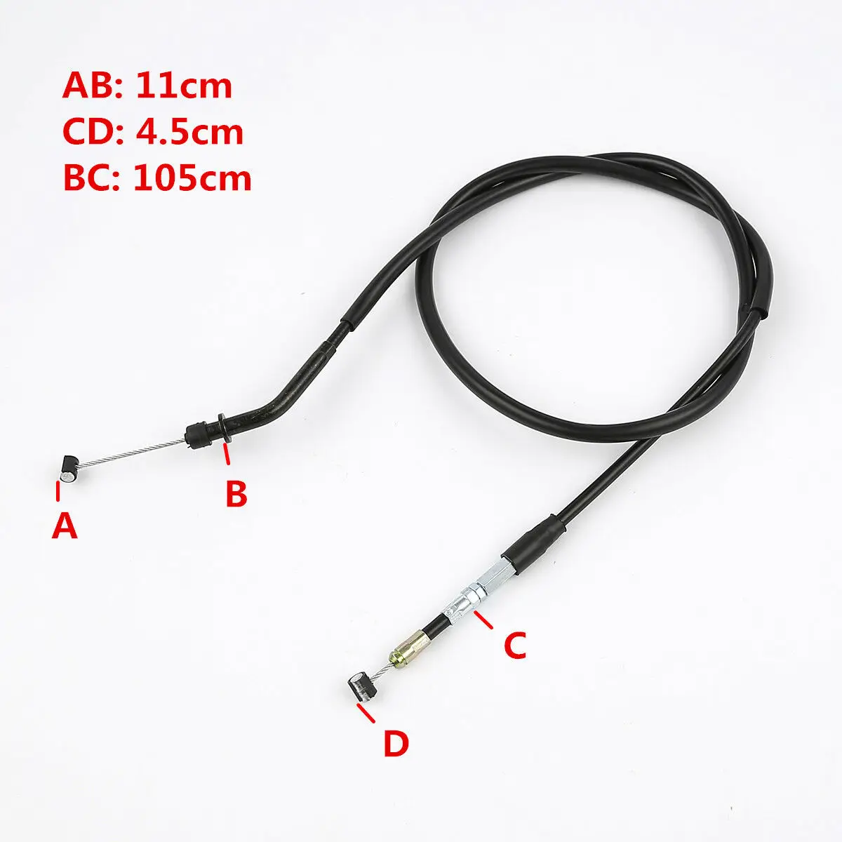 Motorcycle clutch cable for yamaha wr450f wrf 450 2007 2012 2011 2010 2009 2008 thumb200