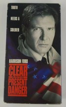 Clear and Present Danger VHS 1994 Paramount Movie Starring Harrison Ford  - £3.90 GBP