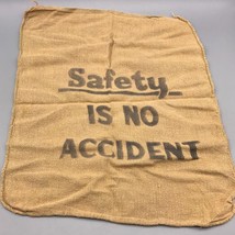 Vintage Safety Is No Accident Work Towel Edgar Thomson USS Plant Pittsburgh - £30.47 GBP